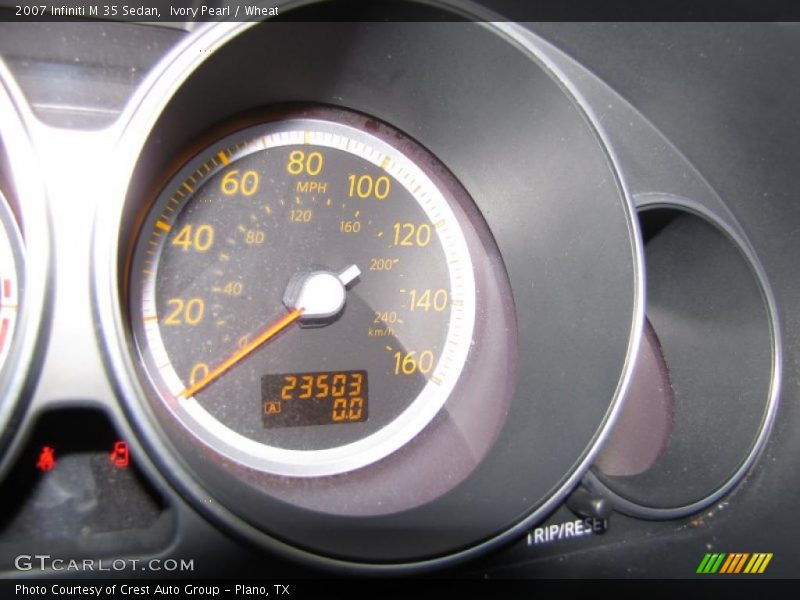 Ivory Pearl / Wheat 2007 Infiniti M 35 Sedan
