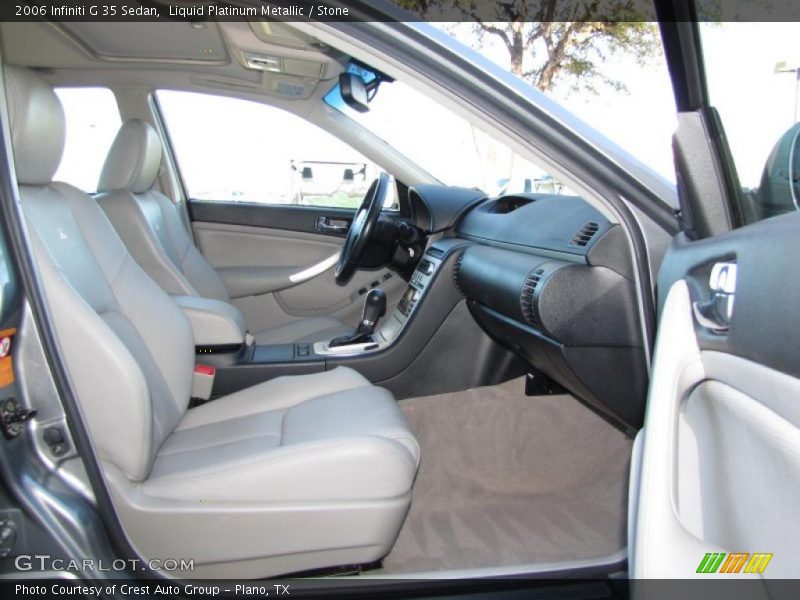 Liquid Platinum Metallic / Stone 2006 Infiniti G 35 Sedan