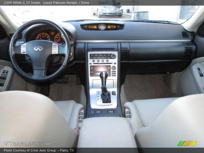 Liquid Platinum Metallic / Stone 2006 Infiniti G 35 Sedan
