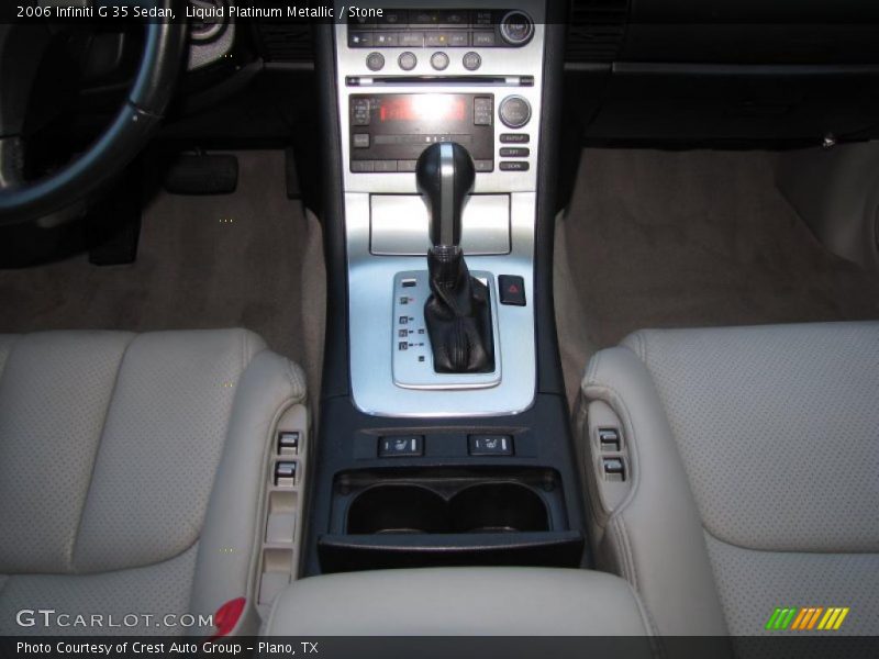 Liquid Platinum Metallic / Stone 2006 Infiniti G 35 Sedan