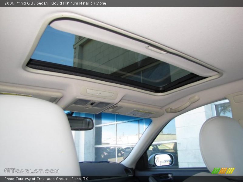 Liquid Platinum Metallic / Stone 2006 Infiniti G 35 Sedan