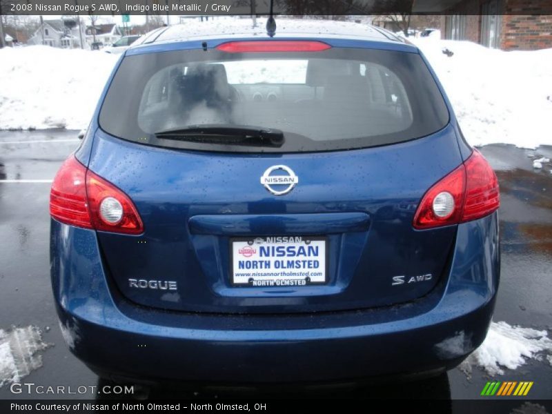 Indigo Blue Metallic / Gray 2008 Nissan Rogue S AWD