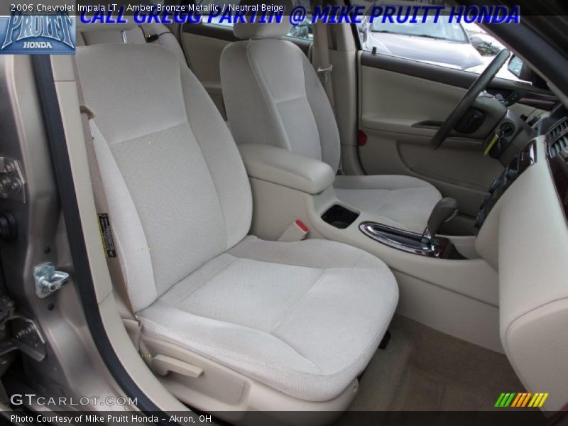 Amber Bronze Metallic / Neutral Beige 2006 Chevrolet Impala LT