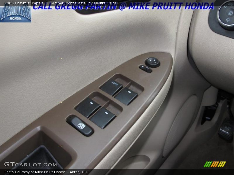 Amber Bronze Metallic / Neutral Beige 2006 Chevrolet Impala LT