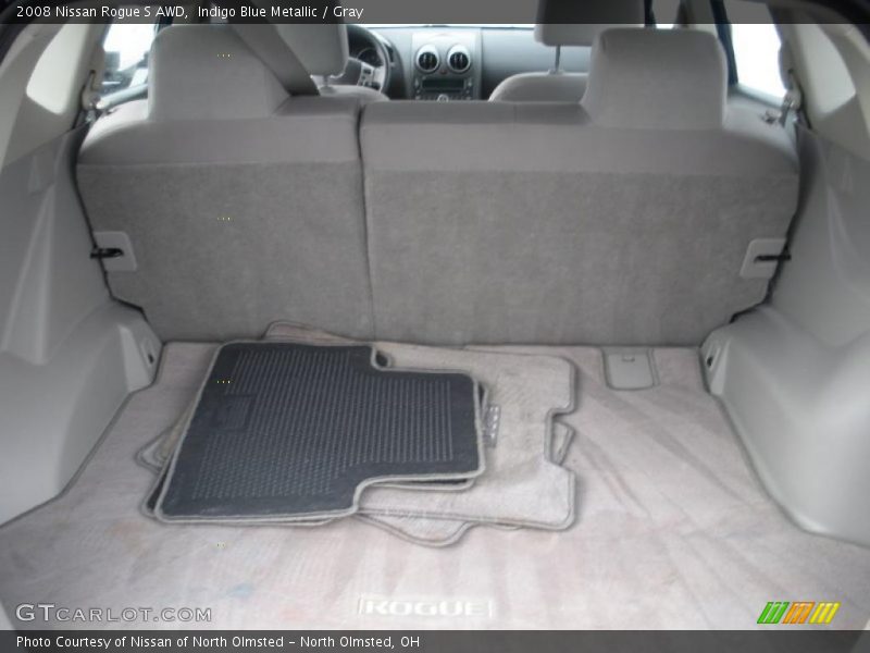 Indigo Blue Metallic / Gray 2008 Nissan Rogue S AWD