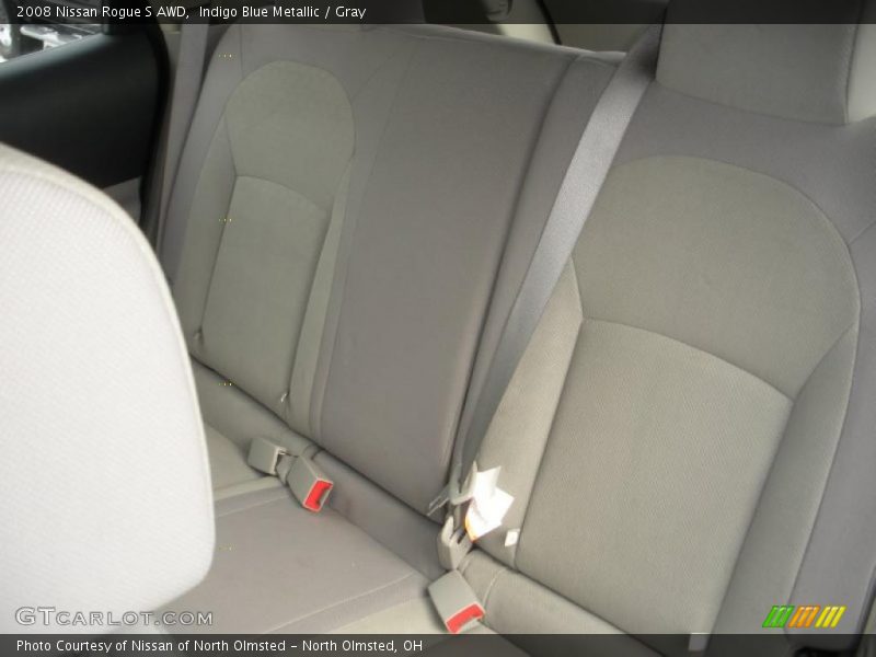 Indigo Blue Metallic / Gray 2008 Nissan Rogue S AWD