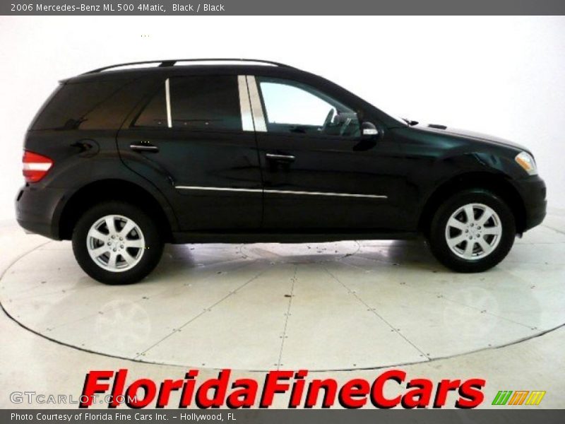 Black / Black 2006 Mercedes-Benz ML 500 4Matic