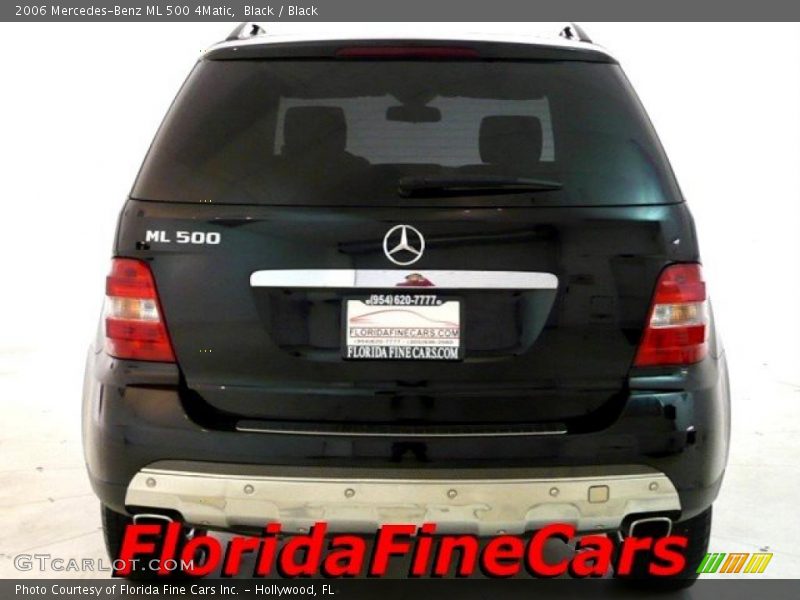Black / Black 2006 Mercedes-Benz ML 500 4Matic