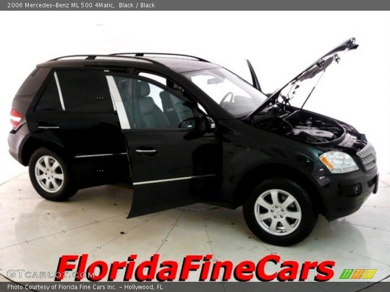 Black / Black 2006 Mercedes-Benz ML 500 4Matic