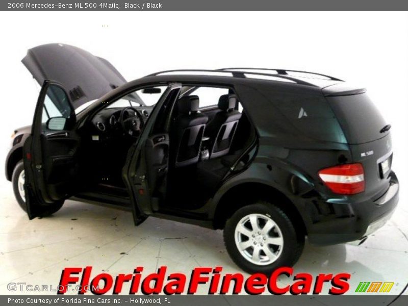 Black / Black 2006 Mercedes-Benz ML 500 4Matic