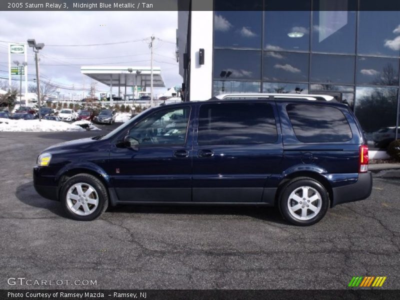 Midnight Blue Metallic / Tan 2005 Saturn Relay 3