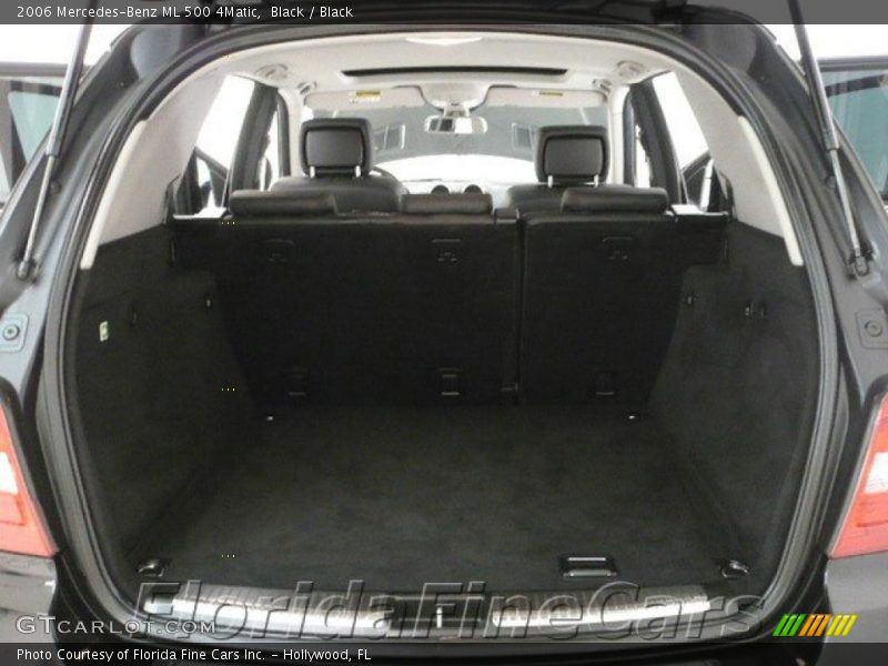Black / Black 2006 Mercedes-Benz ML 500 4Matic
