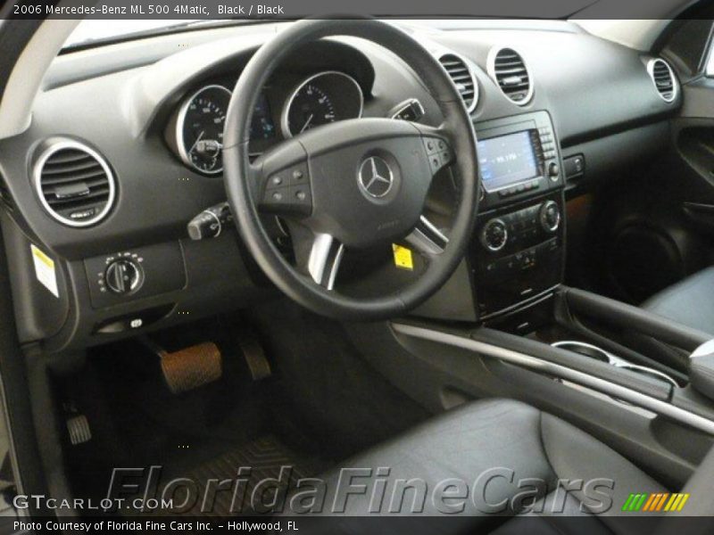 Black / Black 2006 Mercedes-Benz ML 500 4Matic