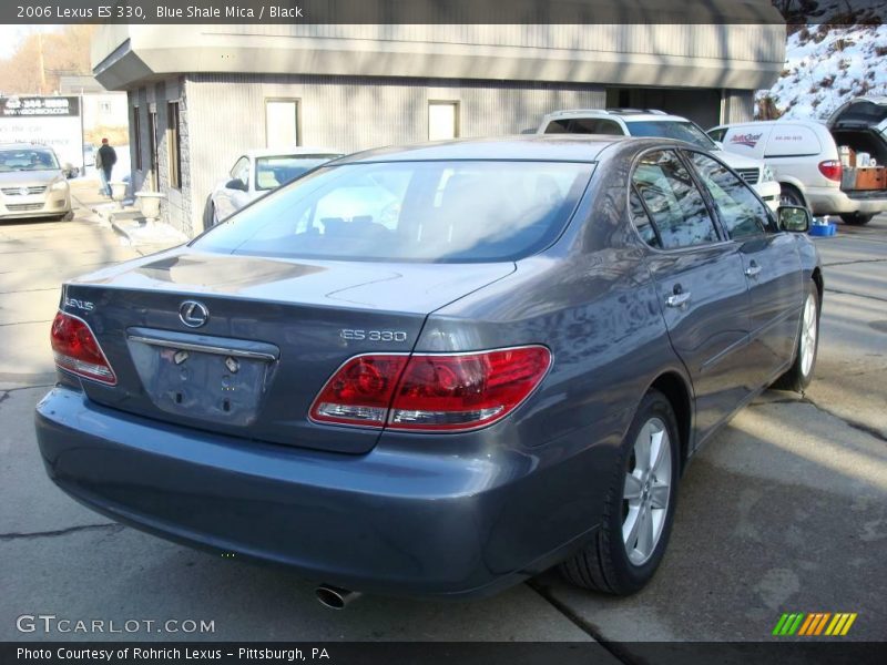 Blue Shale Mica / Black 2006 Lexus ES 330