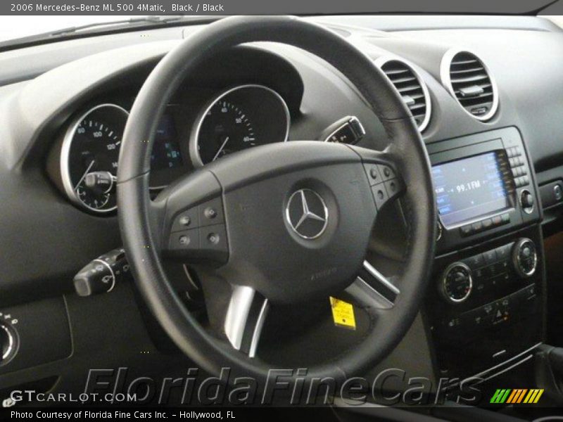 Black / Black 2006 Mercedes-Benz ML 500 4Matic