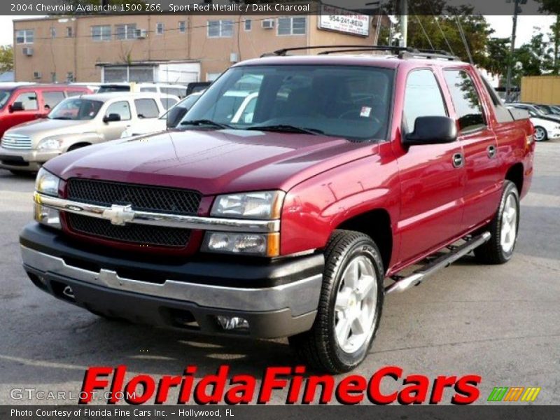 Sport Red Metallic / Dark Charcoal 2004 Chevrolet Avalanche 1500 Z66