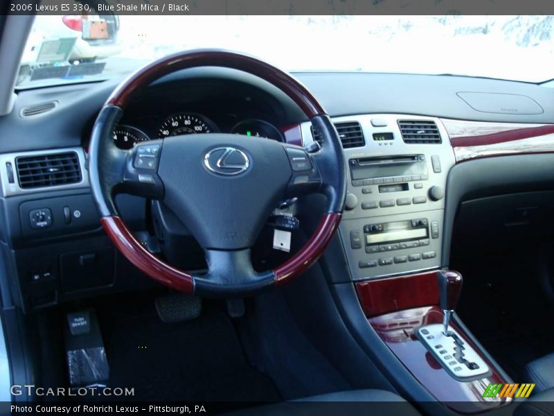 Blue Shale Mica / Black 2006 Lexus ES 330