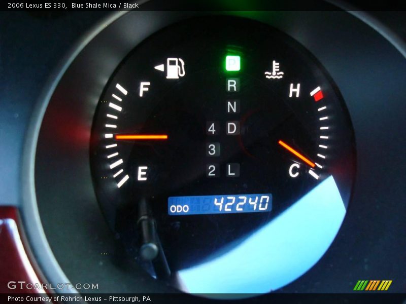 Blue Shale Mica / Black 2006 Lexus ES 330