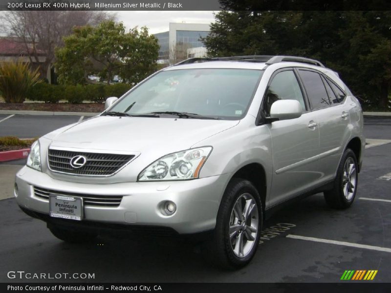 Millenium Silver Metallic / Black 2006 Lexus RX 400h Hybrid