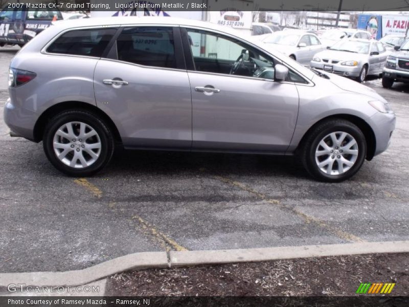 Liquid Platinum Metallic / Black 2007 Mazda CX-7 Grand Touring