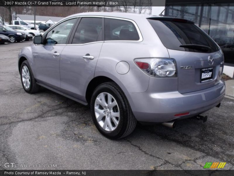 Liquid Platinum Metallic / Black 2007 Mazda CX-7 Grand Touring