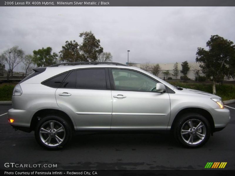 Millenium Silver Metallic / Black 2006 Lexus RX 400h Hybrid