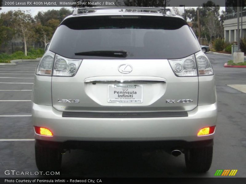 Millenium Silver Metallic / Black 2006 Lexus RX 400h Hybrid