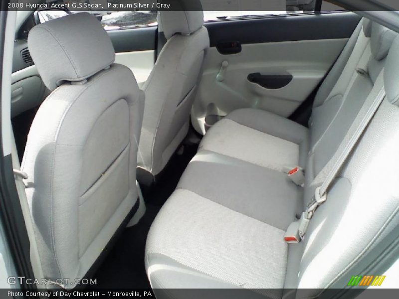 Platinum Silver / Gray 2008 Hyundai Accent GLS Sedan