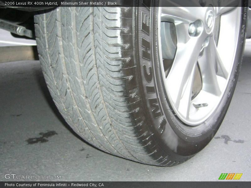 Millenium Silver Metallic / Black 2006 Lexus RX 400h Hybrid