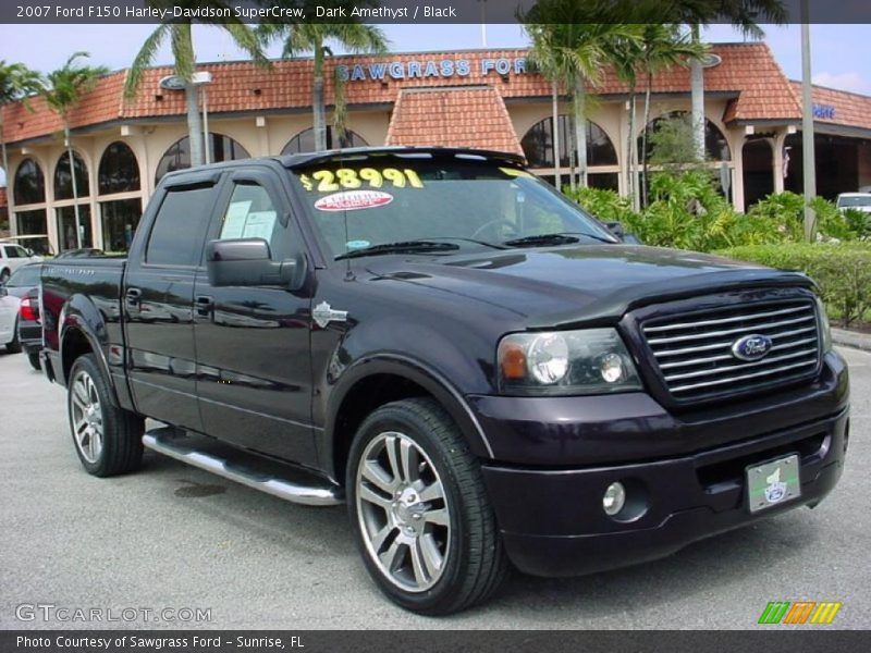 Dark Amethyst / Black 2007 Ford F150 Harley-Davidson SuperCrew