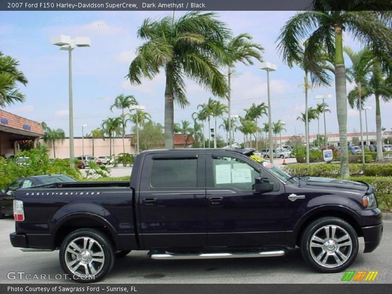 Dark Amethyst / Black 2007 Ford F150 Harley-Davidson SuperCrew