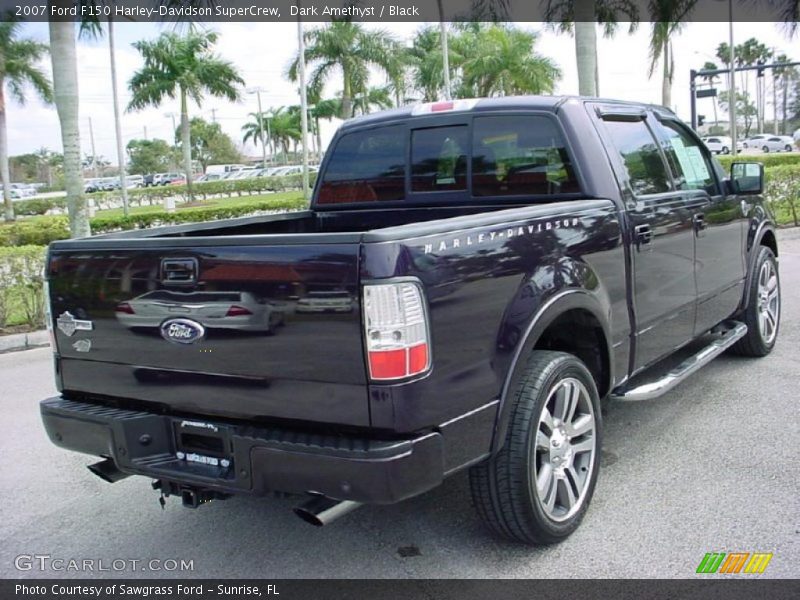 Dark Amethyst / Black 2007 Ford F150 Harley-Davidson SuperCrew