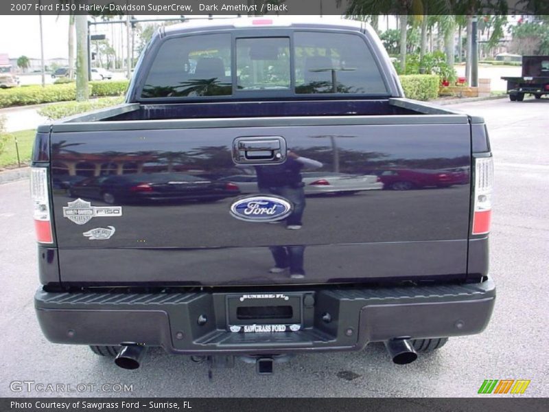 Dark Amethyst / Black 2007 Ford F150 Harley-Davidson SuperCrew