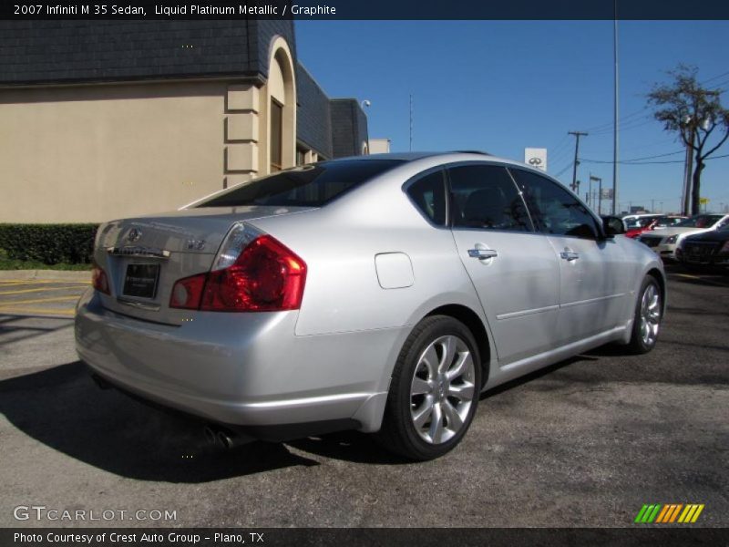 Liquid Platinum Metallic / Graphite 2007 Infiniti M 35 Sedan