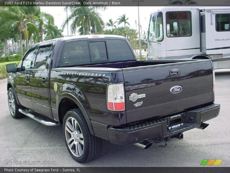 Dark Amethyst / Black 2007 Ford F150 Harley-Davidson SuperCrew