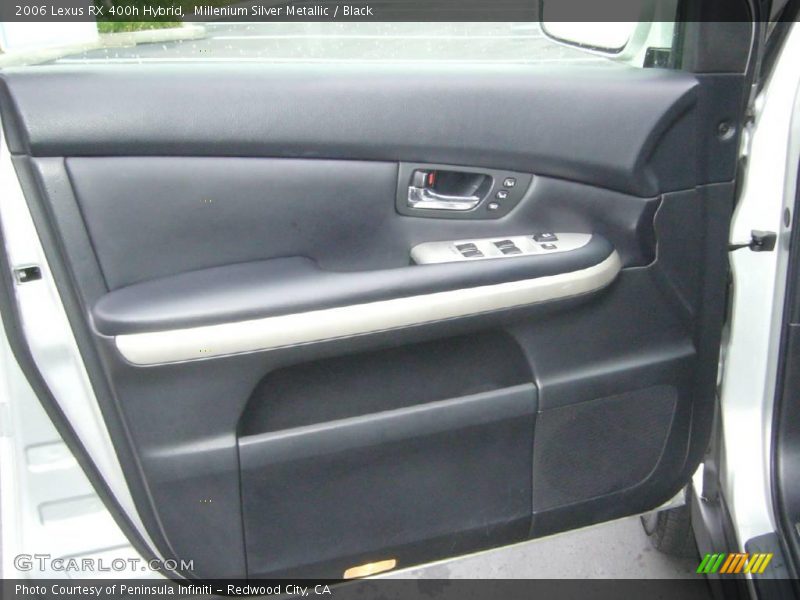 Millenium Silver Metallic / Black 2006 Lexus RX 400h Hybrid