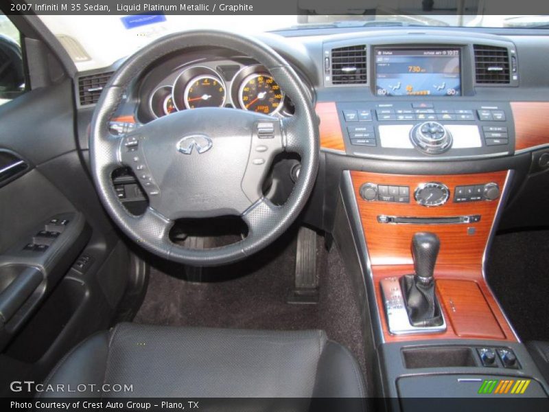 Liquid Platinum Metallic / Graphite 2007 Infiniti M 35 Sedan