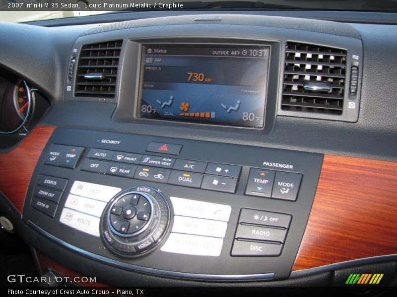 Liquid Platinum Metallic / Graphite 2007 Infiniti M 35 Sedan