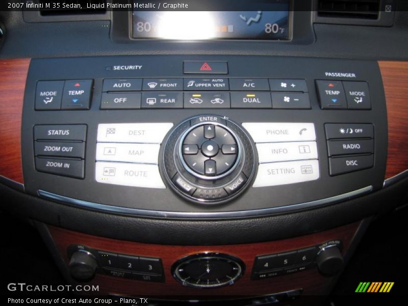 Liquid Platinum Metallic / Graphite 2007 Infiniti M 35 Sedan