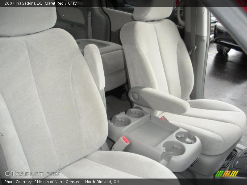Claret Red / Gray 2007 Kia Sedona LX
