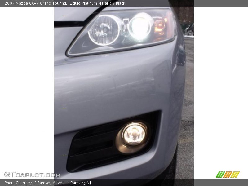 Liquid Platinum Metallic / Black 2007 Mazda CX-7 Grand Touring