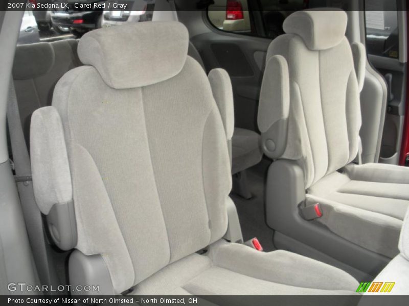 Claret Red / Gray 2007 Kia Sedona LX