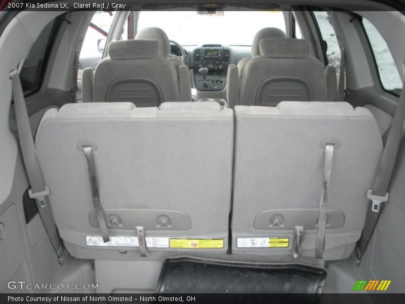 Claret Red / Gray 2007 Kia Sedona LX