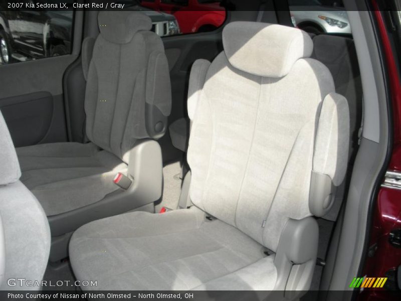 Claret Red / Gray 2007 Kia Sedona LX