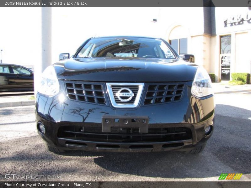 Wicked Black / Black 2009 Nissan Rogue SL