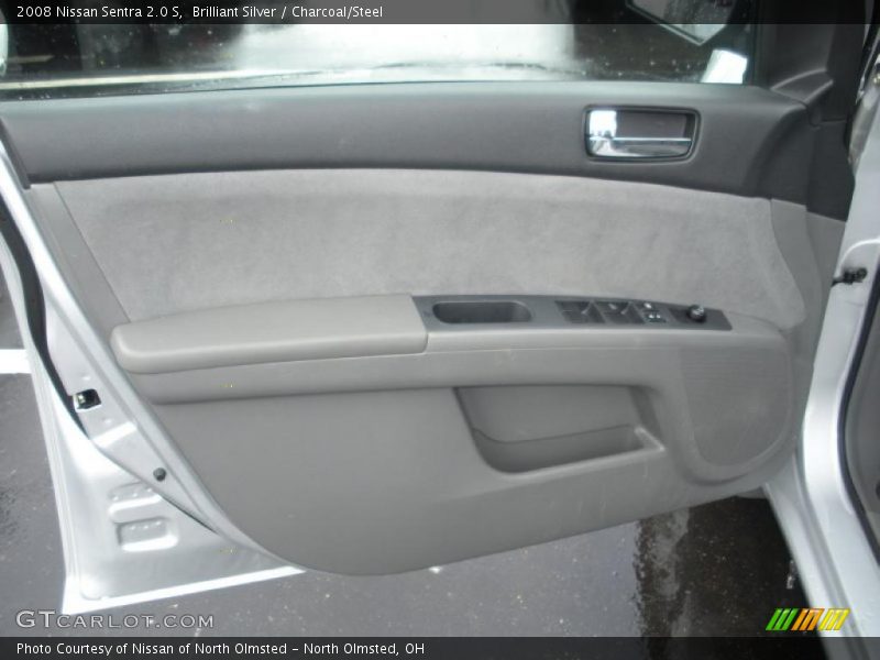 Brilliant Silver / Charcoal/Steel 2008 Nissan Sentra 2.0 S
