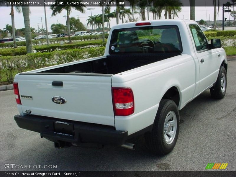 Oxford White / Medium Dark Flint 2010 Ford Ranger XL Regular Cab