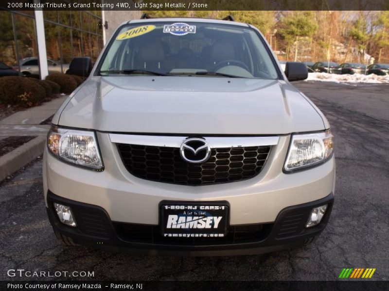 Light Sage Metallic / Stone 2008 Mazda Tribute s Grand Touring 4WD