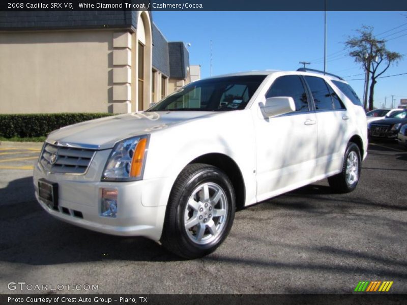 White Diamond Tricoat / Cashmere/Cocoa 2008 Cadillac SRX V6