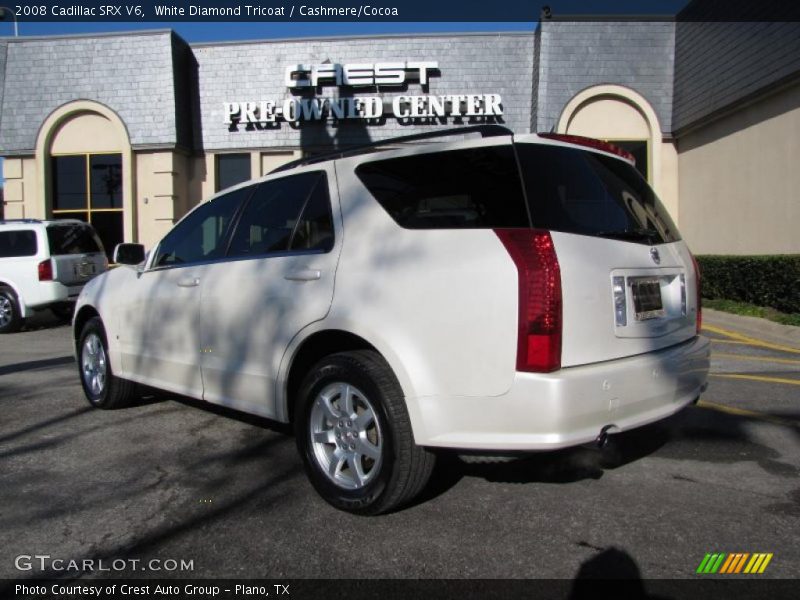 White Diamond Tricoat / Cashmere/Cocoa 2008 Cadillac SRX V6